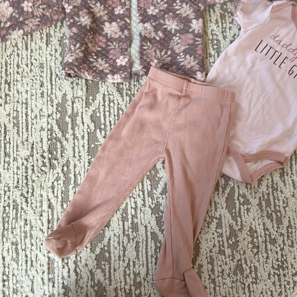 NWOT Floral Cardigan Jacket Set